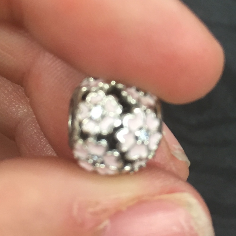 Kay’s Jeweler Charm - Pink Flowers